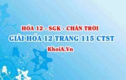 Giải Hóa 12 trang 115 Chân trời Sáng tạo